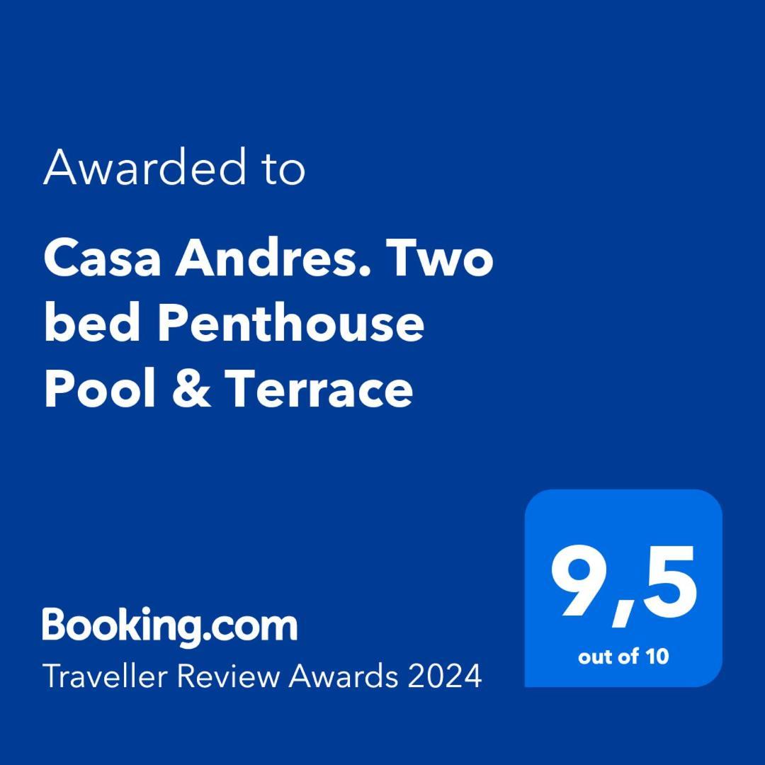 Ferienwohnung Casa Andres. Two Bed Penthouse Pool & Terrace Alicante Exterior foto